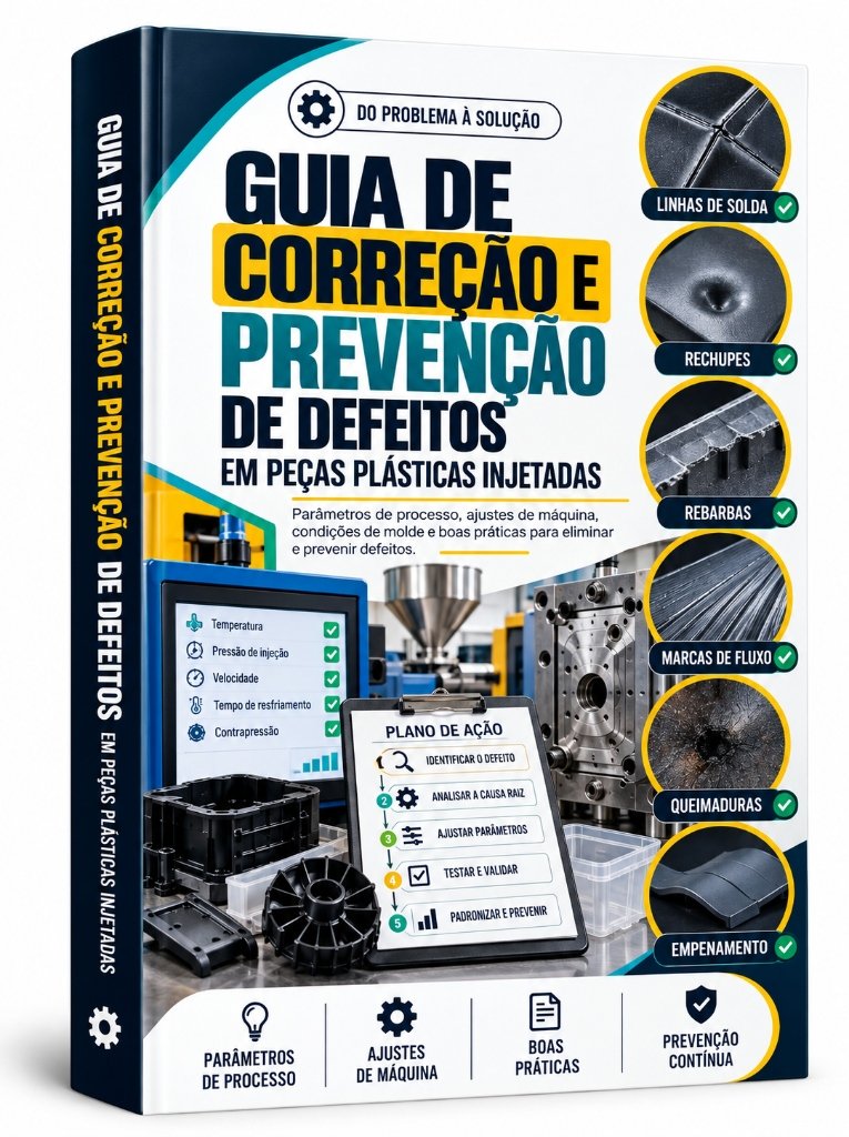 Bônus 04: Guia de Correção e Prevenção de Defeitos em Peças Plásticas Injetadas
