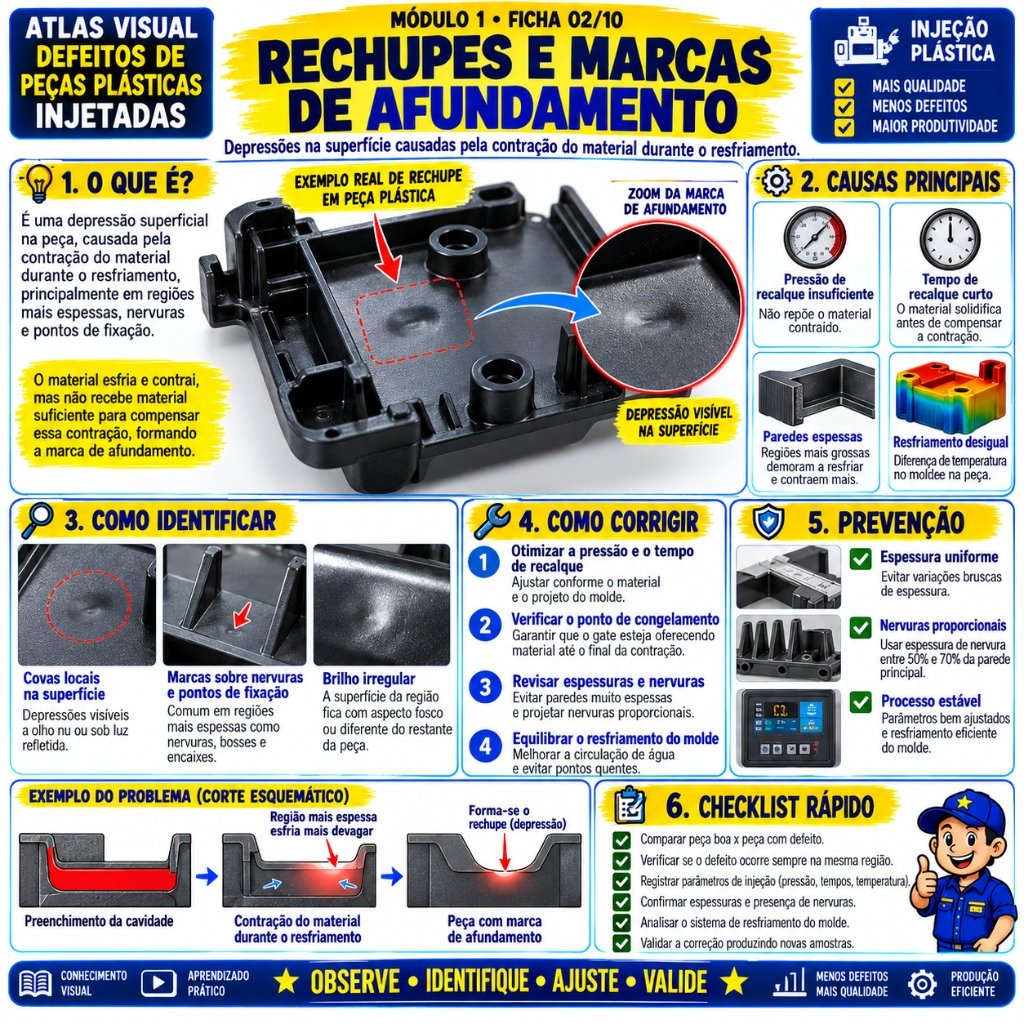 Ficha 02/10 - Rechupes e Marcas de Afundamento