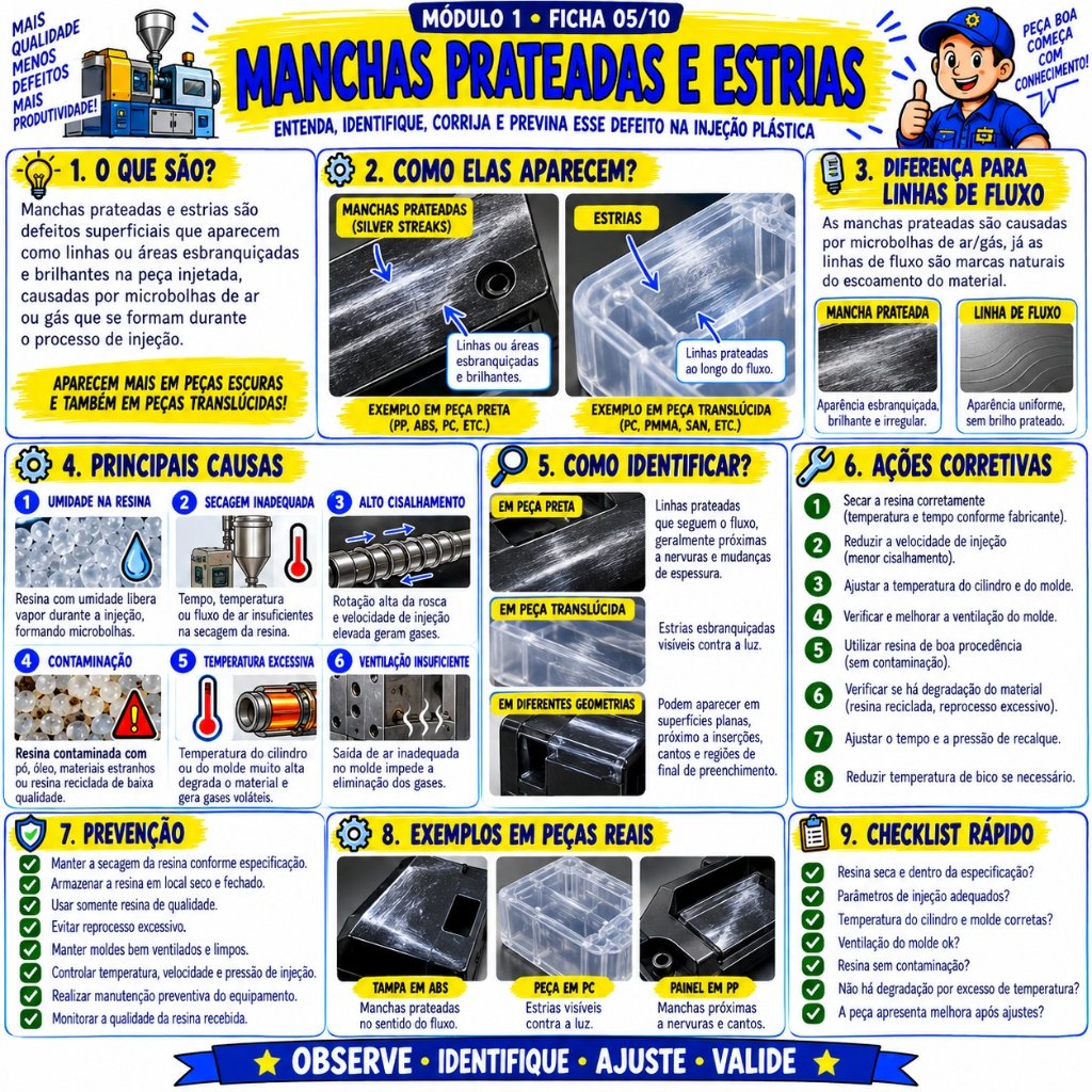 Ficha 05/10 - Manchas Prateadas e Estrias